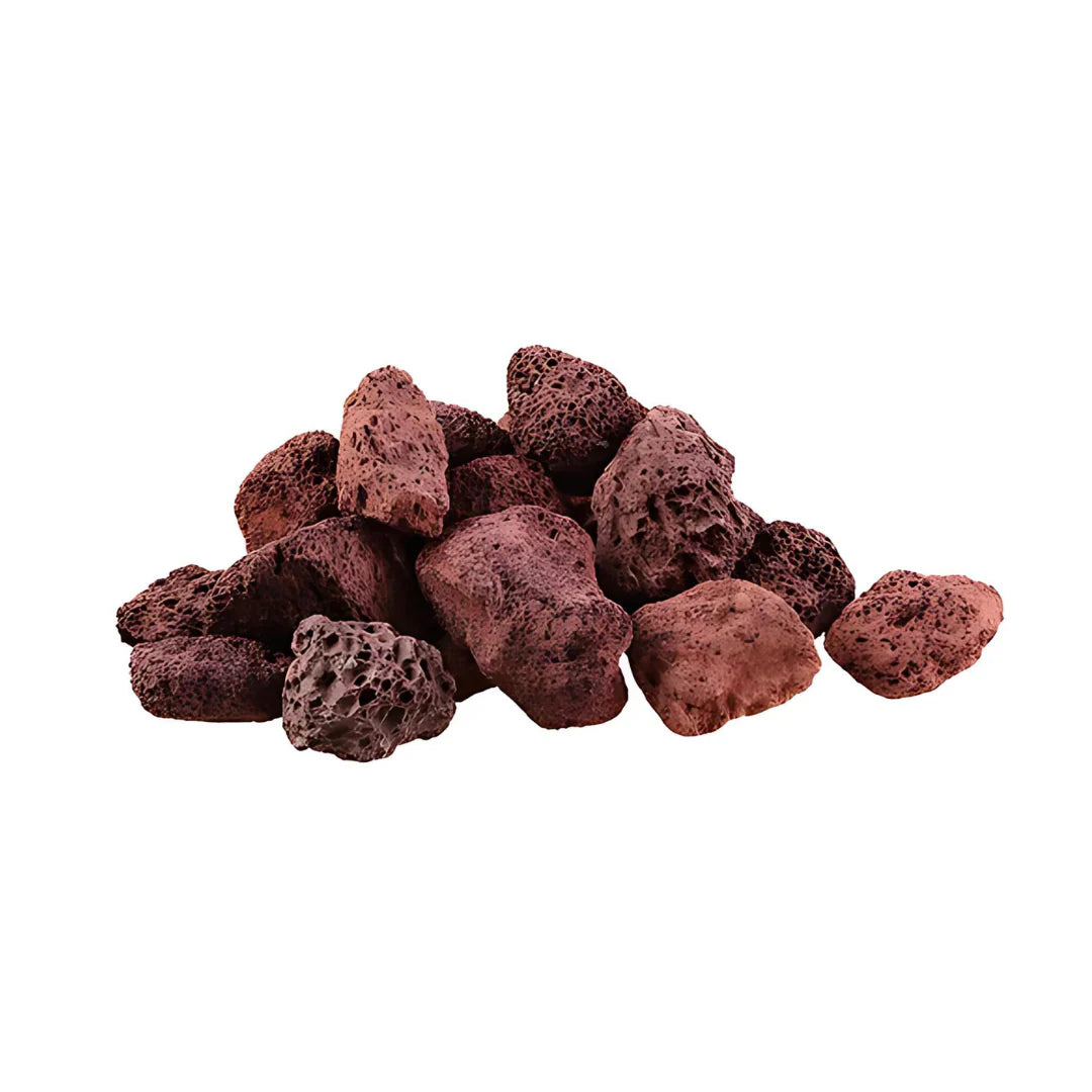 Decor Red Lava Rocks - 1 kg