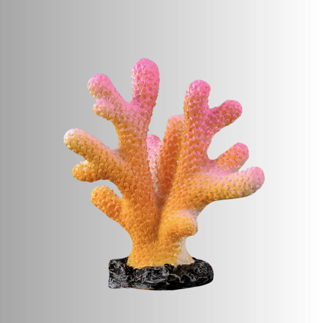 Little Artificial yellow coral  Aquarium Decor