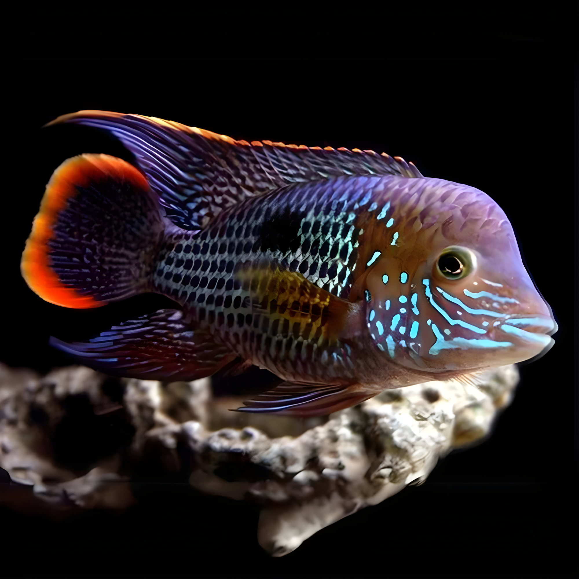 Live Fish Green Terror Cichlid | Single